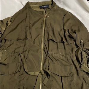 Olive green light weighted jacket
